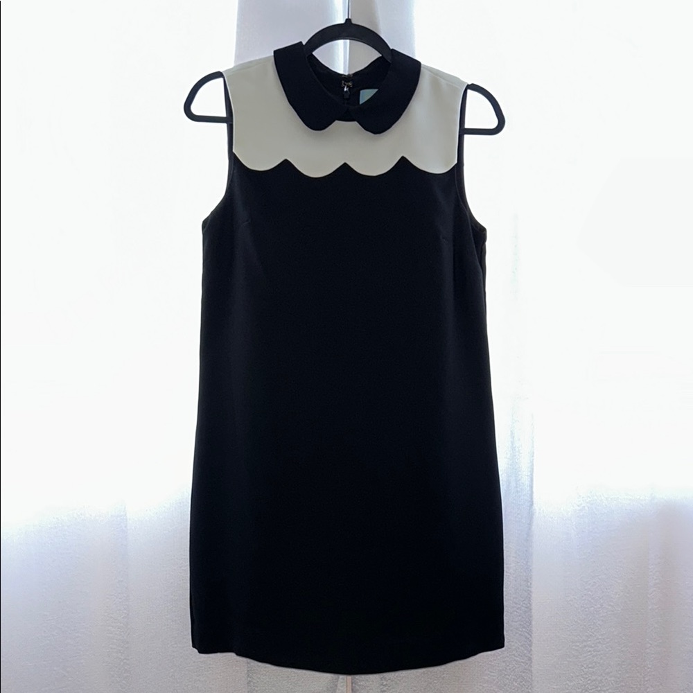 CeCe Black and White Dress